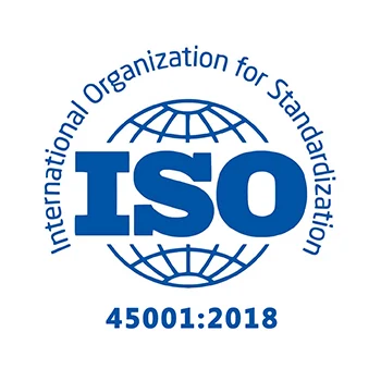 ISO 45001:2018 Occupational Health and Safety Management Systems certification mark