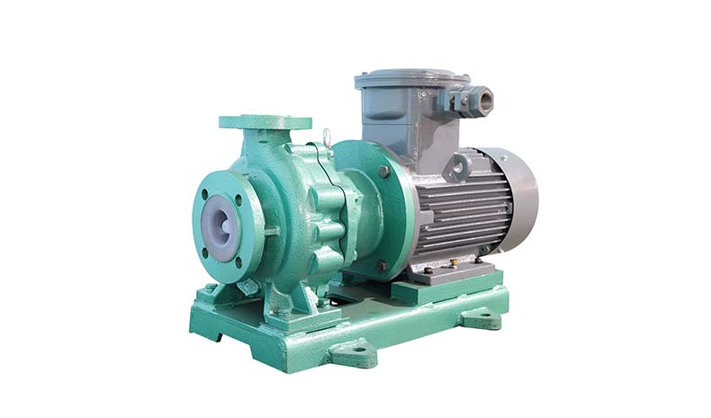 High-pressure centrifugal pump assembly with motor on a common baseplate for demanding head and pressure duty